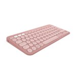 Clavier - sans fil - logitech - pebble keys 2 k380s - bouton easy - switch - rose