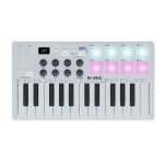 Clavier midi 25 touches - rncyn - usb - bluetooth - r�tro - �clair� rgb - trigger pad - pour studio et ...