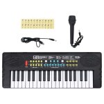 Clavier de piano �lectrique 37 touches et microphone d enfants
