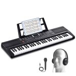 Clavier piano numérique - vevor - 61 touches semi - lestées - haut - parleurs intégrés casque microphone ... Clavier piano numérique - vevor - 61 touches semi - lestées - haut - parleurs intégrés casque microphone ...