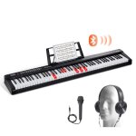 Clavier piano num�rique - vevor - 88 touches - 1000 tons - p�dale de sustain casque microphone usb midi ...
