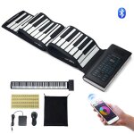 Clavier piano pliable 88 touches - vevor - 128 rythmes et 128 tons - piano numrique rechargeable portable ...