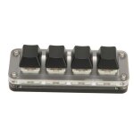Clavier programmable usb 4 touches mini clavier mcanique portable hid clavier programmable diy clavier ...