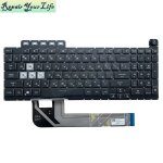 Clavier rtroclair rvb pour ordinateur portable rupour asus tuf gaming fx506 fa506 fa706 fx706 fx506li ...