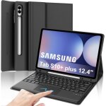 Clavier samsung galaxy tab s10 plus 12. 4 avec pav tactile franais azerty coque clavier touchpad dtachable ...