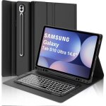 Clavier samsung galaxy tab s10 ultra 14. 6 fran�ais azerty coque clavier r�tro�clair� 7 couleurs d�tachable ...