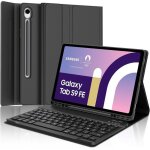 Clavier pour samsung galaxy tab s9 fe 10. 9 2023 bluetooth mgntique dtachable azerty clavier noir
