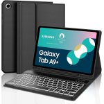 Clavier samsung tab a9 plus 11 2023 rtroclairage 7 couleurs azerty franais tui clavier magntique ...