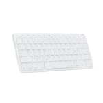 Clavier sans fil - bluestork - mini mac r - compact - rechargeable - blanc