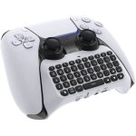 Clavier sans fil pour manette ps5 mini haut - parleur intgr bluetooth 30 avec prise audio 35 mm blanc ...