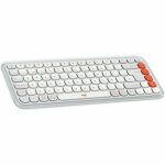 Clavier sans fil mini - logitech - 920 - 013069 pop icon keys - bluetooth - blanc - qwerty espagnol