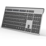 Clavier sans fil - 1001 piles batteries - azerty - compact et ergonomique - rechargeable - silencieux ...