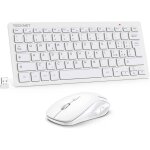 Clavier et souris sans fil 24 g silencieux avec r�cepteur nano usb france azerty 12 raccourcis multim�dia ...