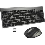 Clavier et souris sans fil - lampesecoenergie - azerty - usb - ergonomique - 1600 dpi