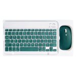 Clavier et souris sans fil bluetooth ultra fins et compact teal fonc� compatible pc / tablette / t�l�phone ...