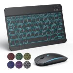Clavier et souris sans fil - silent - rétroéclairé - bluetooth - compatible ipad / samsung / lenovo / ... Clavier et souris sans fil - silent - rétroéclairé - bluetooth - compatible ipad / samsung / lenovo / ...