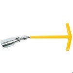 Cl  bougie - top tools - 16 mm - acier au chrome - vanadium - poigne en t - articulation flexible