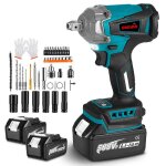 Cl  chocs sans fil 1 / 2 pouce 700nm + 44x accessoires - onevan - 2x 3ah batteries