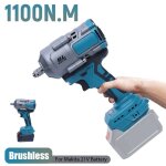 Cl  chocs sans fil brushless 500 w boulonneuse  choc lectrique 1100 n. m pour batteries makita 18 ...