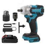 Cl� � chocs sans fil brushless 520n. m - boulonneuse a choc 1 / 2 - batterie 4. 0ah et chargeur - cl� ...