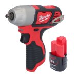 Clé à choc sans fil - milwaukee - m12 biw38 - 12 v - 135 nm - batterie 20 ah Clé à choc sans fil - milwaukee - m12 biw38 - 12 v - 135 nm - batterie 20 ah