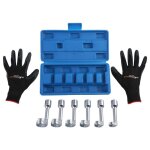Cl�s � douille l pour bmw audi diesel 1 / 2 12 - 19mm 42crmo profondeur 6pcs coffret outillage