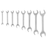 Cls  fourche double face - non spcifi - jeu de 8 pcs - acier au chrome - vanadium - 6 - 22 mm - outil ...