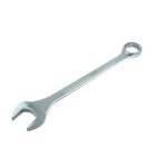 Cl mixte plate et polygonale - jumbo / gant - chrome - vanadium - 65mm - blanc