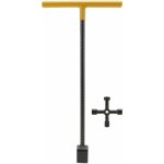 Cl� multifonction pour compteur deau en acier de 16 pouces cl� � molette � poign�e en t avec outil utilitaire ...