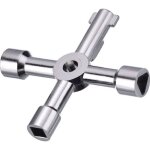 Cl� multifonctionnelle utilitaire � 4 voies pour compteur deau et de gaz �lectrique cl� ouverte darmoire ...