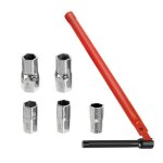 Cl�s robinet installation - 6 pi�ces - convient pour robinets lavabo �crous �tiquette