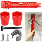 Cl� robinet lavabocl�s � molette outil dinstallation d�vier cle serrage robinet pipe outil de r�paration ...