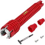 Cl  robinet multifonction cl  robinet polyvalente cl de plombier cl dvier rouge