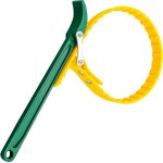 Cle a sangle de filtre multifonctional poign�e de 22. 5cm outil de retrait pour m�caniciens et plombiers ...