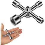 Clé triangulaire 4 voies 5 tailles diamètre intérieur 7 mm / 10 mm / 12 mm / 13 mm / 18 mm clé utilitaires ... Clé triangulaire 4 voies 5 tailles diamètre intérieur 7 mm / 10 mm / 12 mm / 13 mm / 18 mm clé utilitaires ...