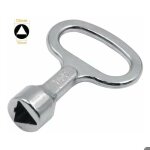Cl triangulaire en mtal cl de la bote du compteur cl triangle  douille argentcl pour armoires ...