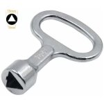 Cl� triangulaire en m�tal cl� de la bo�te du compteur cl� triangle � douille argentcl� pour armoires ...