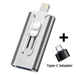 Cl� usb 128 go - certifi�e mfi - cl� usb 3. 0 haute vitesse 4 en 1 - pour iphone / ipad / android / pc ...