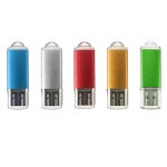 Cl� usb 8 go rewboat v2. 0 18mo / s vitesse de lecture lot de 5 rose jaune violet argent et bleu