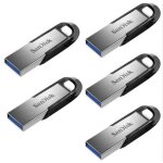 Cl� usb - sandisk - ultra flair 64go usb 3. 0 jjusqu� 150mb / s - lot de 5