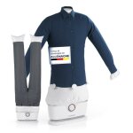 Presse  chemises - cleanmaxx - pro - 1800 watts - sche et repasse automatiquement - blanc / argent ...
