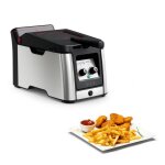 Tefal clear duo friteuse semi - pro moins de fum hublot anti - bue capacit xl fr600d10