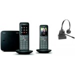 Cleyver - 2 téléphones sans fil gigaset cl660 technologie dect Écran couleur + casque cleyver odhw15 ... Cleyver - 2 téléphones sans fil gigaset cl660 technologie dect Écran couleur + casque cleyver odhw15 ...