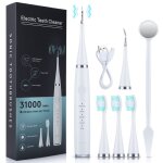 Cli - brosse  dents lectrique - nettoyeur dentaire ultrasons 6 - en - 1 dtartreur dissolvant tartre ...