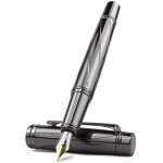 Cli - stylo - stylo plume métal noir 038mm calligraphie cadeau écriture style b noir Cli - stylo - stylo plume métal noir 038mm calligraphie cadeau écriture style b noir