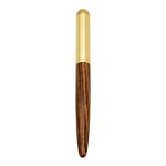 Cli - stylo - stylo plume rtro en bois bronze 05mm calligraphie luxe criture bureau cadeau