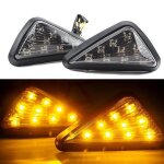 Clignotants � led pour motos / / feux de virage 2 pi�ces feux de signalisation � led ambr�s pour motos ...