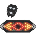 Clignotants v�lo - tokai - 32 leds - avertisseur sonore - t�l�commande - rechargeable usb