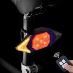 Clignotant pour vélo avec télécommande sans fil lumière stroboscopique davertissement de sécurité arrière ... Clignotant pour vélo avec télécommande sans fil lumière stroboscopique davertissement de sécurité arrière ...