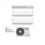 Climatiseur double split hisense hi - comfort 2amw35u4rgc r - 32 9 + 9 avec wi - fi int�gr�